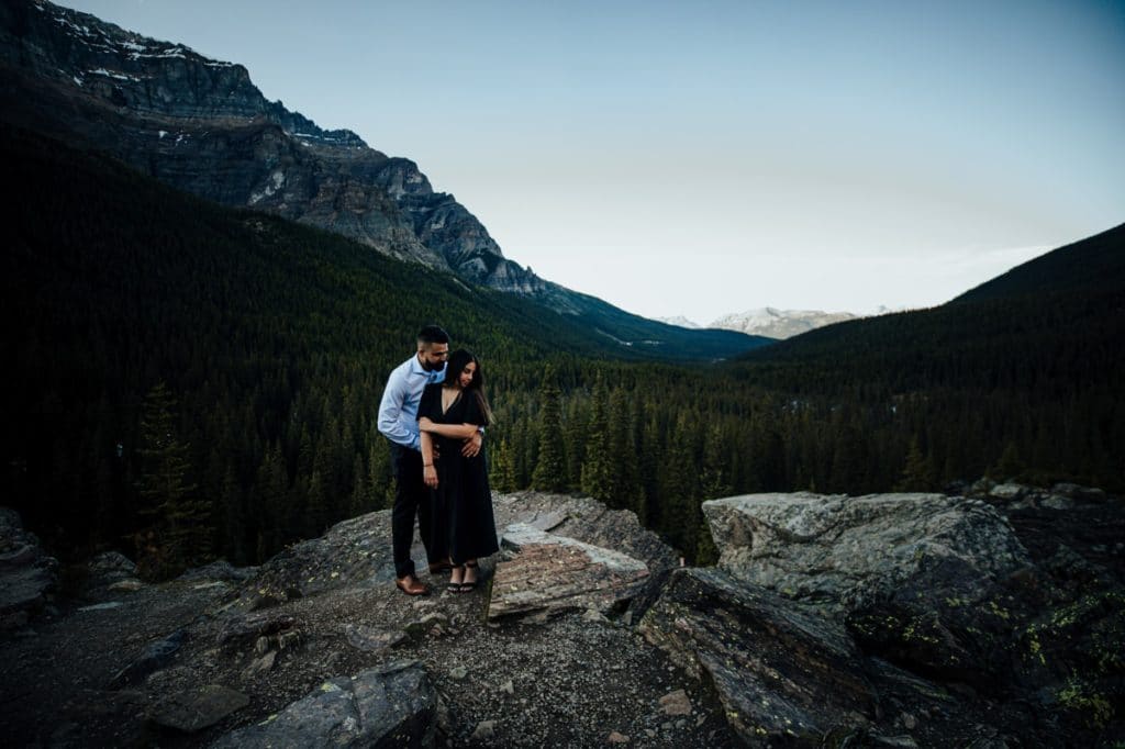 Moraine Lake Engagement pictures