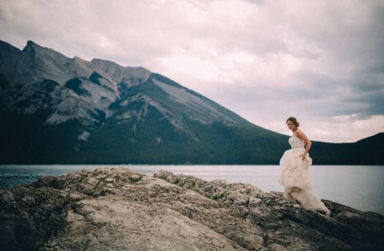Lake Minnewanka Wedding Banff Photographer
